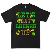 Black st patricks day lets get lucked up Premium Tee - RanaPortraitStore