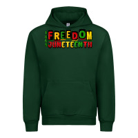 Forest Green freedom juneteenth Urban Hoodie - CowGirlArtShop