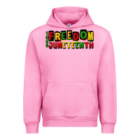 Fuchsia Pink freedom juneteenth Urban Hoodie - CowGirlArtShop