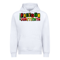 White freedom juneteenth Urban Hoodie - CowGirlArtShop