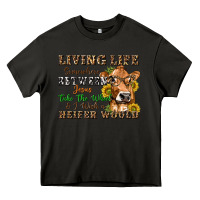 Asphalt living life somewhere between jesus take the wheel Heavy Core Tee - texasbilliewilder