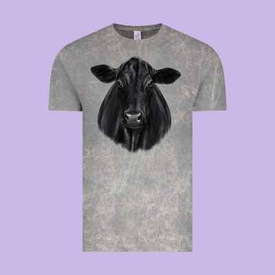 Black Angus Vintage Tee Designed By Jahusdesignshop