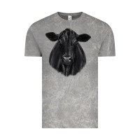 Cloud Rock black angus Vintage Tee - JahusDesignShop