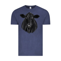 Vintage Denim black angus Vintage Tee - JahusDesignShop