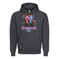 Smoke gymnastics life Zipper Hoodie - MaliasSmallBusiness