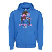 True Royal gymnastics life Zipper Hoodie - MaliasSmallBusiness