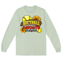 Matcha Softball Is My Favorite Season Long Sleeve Tee - LillyAllenDesigns