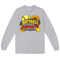 Moon Dust Softball Is My Favorite Season Long Sleeve Tee - LillyAllenDesigns