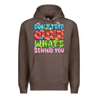 Coffee don't trip over what's behind you Premium Hoodie - JahusDesignShop