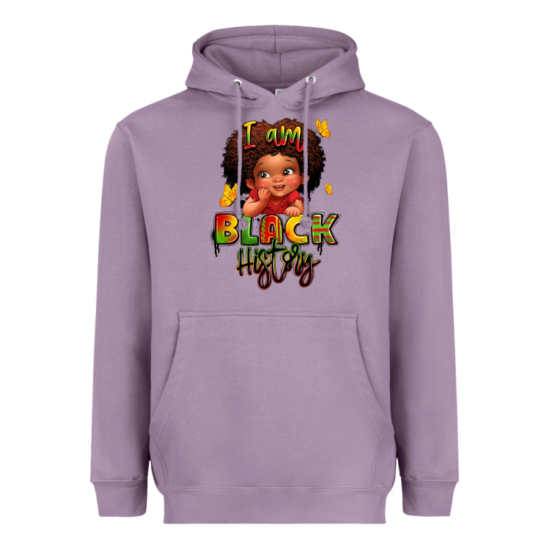 I Am Black History Juneteenth Heavyweight Hoodie by LillyAllenDesigns | Teevron
