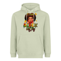 Matcha i am black history juneteenth Heavyweight Hoodie - LillyAllenDesigns