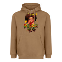 Toasted Coconut i am black history juneteenth Heavyweight Hoodie - LillyAllenDesigns
