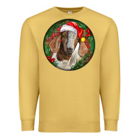 Antique Gold Boer Goat Christmas Premium Sweatshirt - LillyAllenDesigns