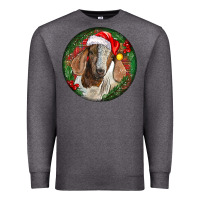 Charcoal Heather Boer Goat Christmas Premium Sweatshirt - LillyAllenDesigns