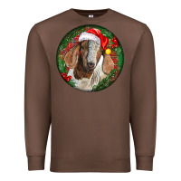 Chestnut Boer Goat Christmas Premium Sweatshirt - LillyAllenDesigns