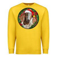 Lemon Boer Goat Christmas Premium Sweatshirt - LillyAllenDesigns
