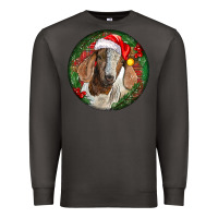 Smoke Boer Goat Christmas Premium Sweatshirt - LillyAllenDesigns