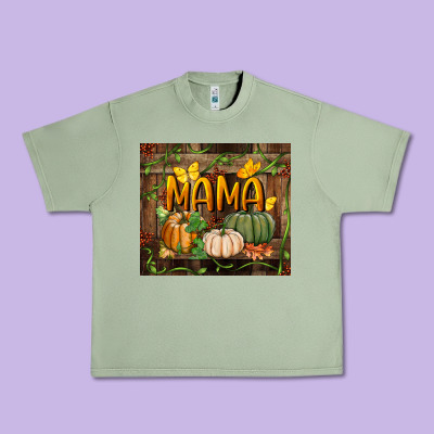Mama Pumpkin Tumbler Urban Heavy Tee Designed By Bundleandbundleshop