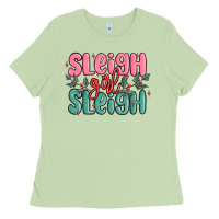 Matcha sleigh girl sleigh christmas Ladies Tee - MaliasSmallBusiness