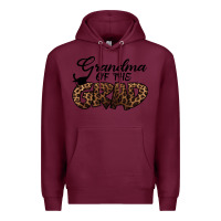 Burgundy Back to School I m Graduation Grandma Of The Grandma Premium Hoodie - Bettercallsaul