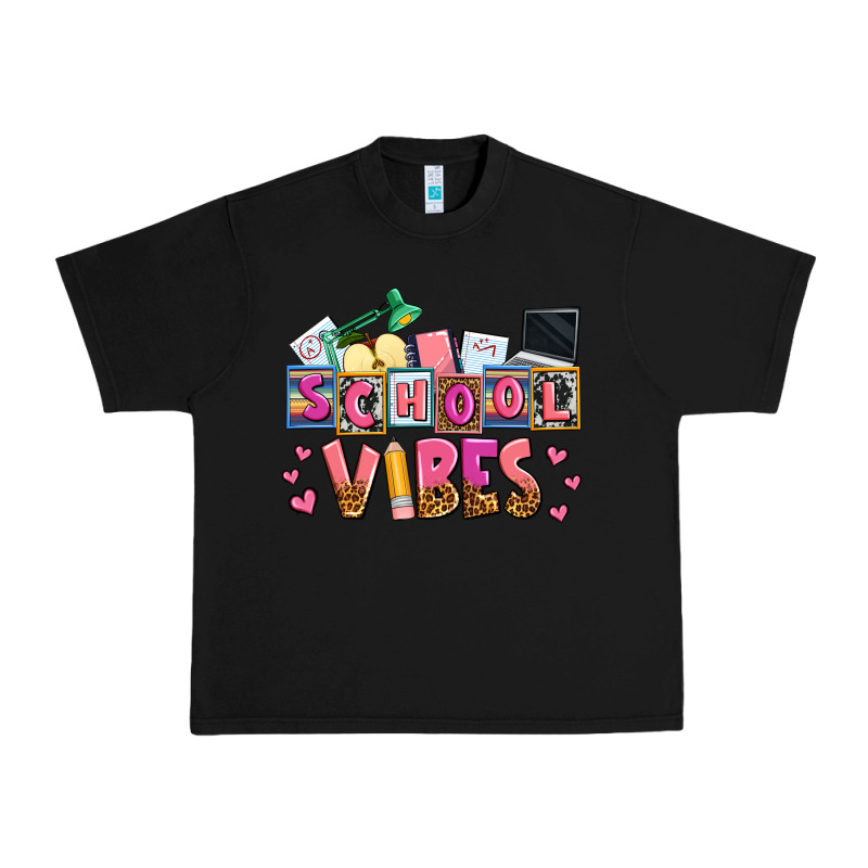 School Vibes Urban Heavy Tee by AdoDesignShop | Teevron