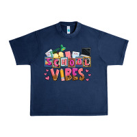 Navy school vibes Urban Heavy Tee - AdoDesignShop