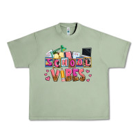 Oil Green school vibes Urban Heavy Tee - AdoDesignShop
