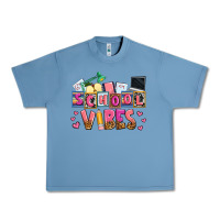 Pebble Blue school vibes Urban Heavy Tee - AdoDesignShop