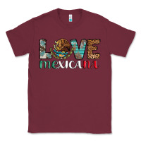 Burgundy love mexicana revise Classic Tee - AdoDesignShop
