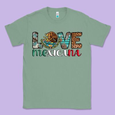 Love Mexicana Revise Classic Tee Designed By Adodesignshop