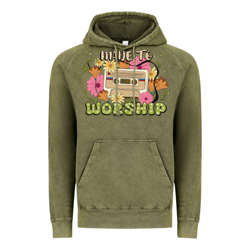 Made To Worship Vintage Hoodie by JahusDesignShop | Teevron