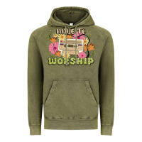 Vintage Olive made to worship Vintage Hoodie - JahusDesignShop