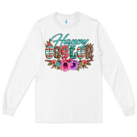 White happy easter western floral serape leopard Long Sleeve Tee - Jasminsmagicworld