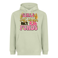 Matcha girls just wanna have funds Heavyweight Hoodie - LillyAllenDesigns