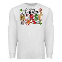 Oatmeal Heather Chrismas future nurse Premium Sweatshirt - LillyAllenDesigns