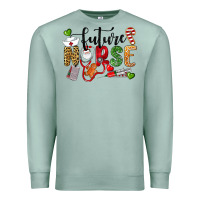 Seafoam Chrismas future nurse Premium Sweatshirt - LillyAllenDesigns