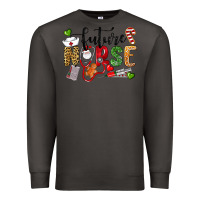 Smoke Chrismas future nurse Premium Sweatshirt - LillyAllenDesigns