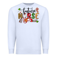 White Chrismas future nurse Premium Sweatshirt - LillyAllenDesigns