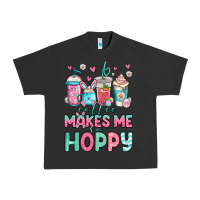 Pigment Black easter coffee makes me so hoppy Urban Heavy Tee - Jasminsmagicworld