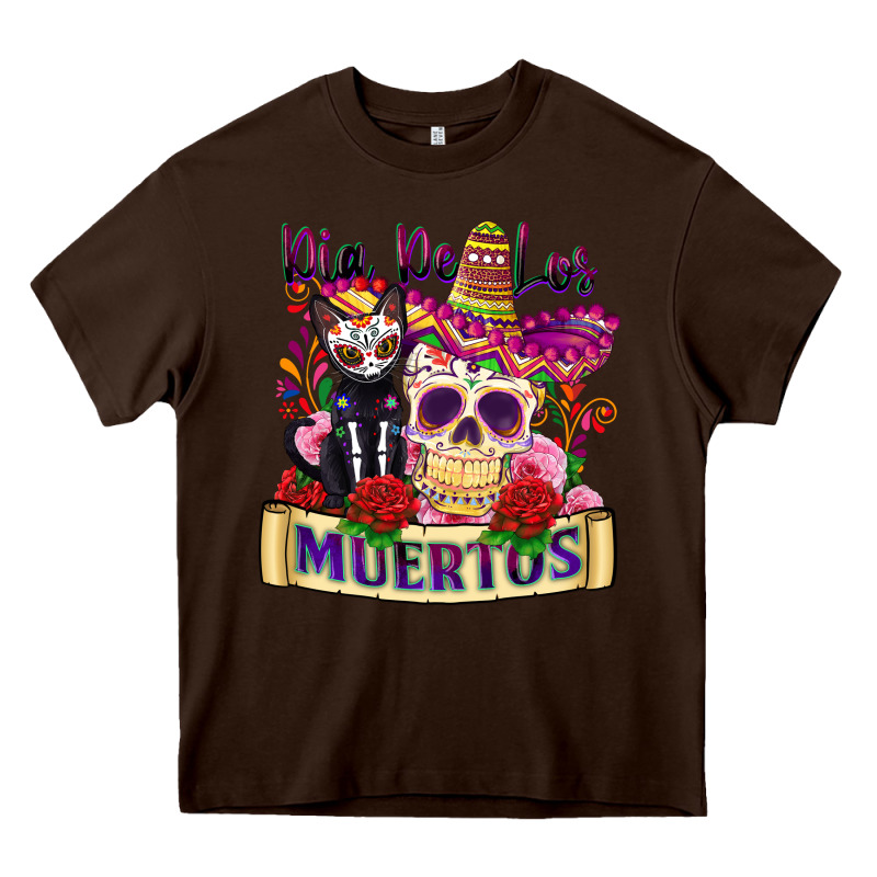 Dia De Los Muertos Heavy Core Tee by Zillion Design Studio | Teevron