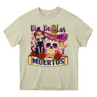 Mossy dia de los muertos Heavy Core Tee - Zillion Design Studio