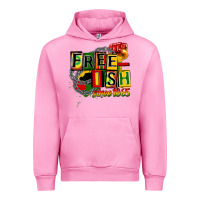 Fuchsia Pink free ish since 1865 Urban Hoodie - CowGirlArtShop
