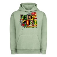 Pigment Oil Green free ish since 1865 Urban Hoodie - CowGirlArtShop