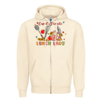 Sandshell cupids favorite lunch lady Zipper Hoodie - MaliasSmallBusiness