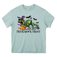 Arona T-Rex Trick Rawr Treat Heavy Core Tee - RanaPortraitStore