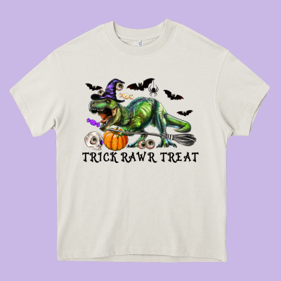 Heavy Core Tee T-Rex Trick Rawr Treat