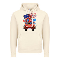 Vintage Artic farm truck,america flag Vintage Hoodie - JahusDesignShop