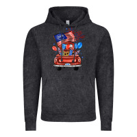 Vintage Black farm truck,america flag Vintage Hoodie - JahusDesignShop