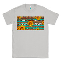 Moon Dust aztec sunflower cowhide license plate Classic Tee - Artiststas