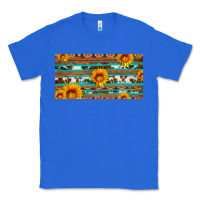 True Royal aztec sunflower cowhide license plate Classic Tee - Artiststas